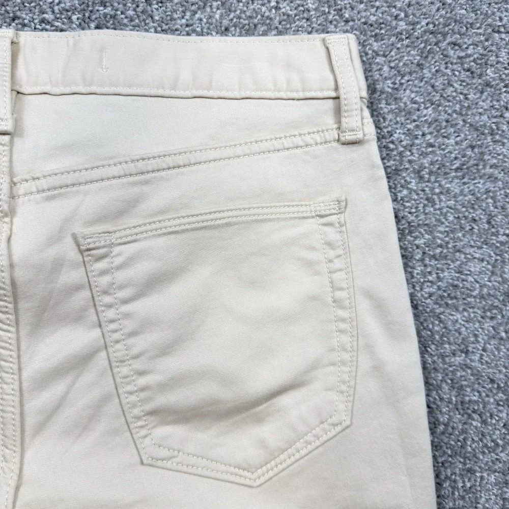 Banana Republic Travel Jeans Mens 31x30 Slim Fit Cream Stretch Pants NWT